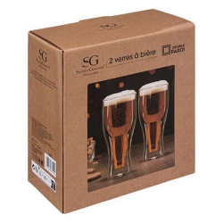 COFFRET 2 VERRES BIERE...