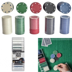 BOITE DE 100 JETONS DE POKER