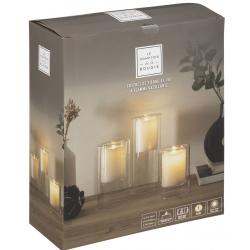 COFFRET 3 BOUGIES LED...