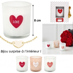 BOUGIE PARFUMEE COEUR ET...