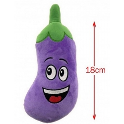 PELUCHE AUBERGINE 18 CM