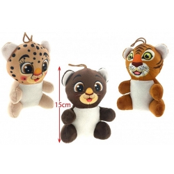 PELUCHE ANIMAL JUNGLE 15 CM