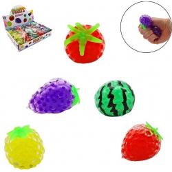 BALLE SQUISHY FRUIT 7 CM