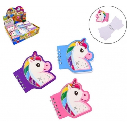 CARNET LICORNE AVEC 41 PAGES