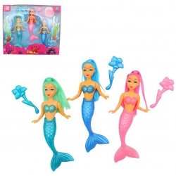 COFFRET DE 3 POUPEES SIRENE...