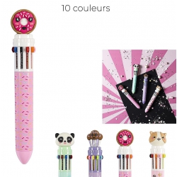 STYLO FUNNY KAWAII 10 COULEURS 15 CM