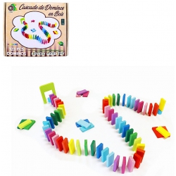 JEU DE BOIS DOMINOS CASCADE...