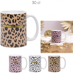 MUG LEOPARD 30 CL