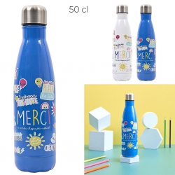 GOURDE ISOTHERME MERCI 50 CL