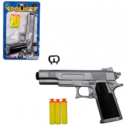 PISTOLET FLECHES MOUSSE 19 CM