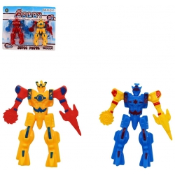 PANOPLIE 2 ROBOTS 12 CM