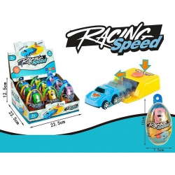 OEUF 12 CM VOITURE LANCEUR...