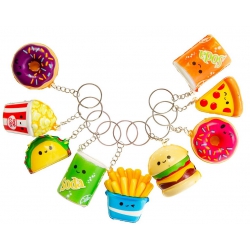 PORTE CLE SQUISHY 5 CM SNACK
