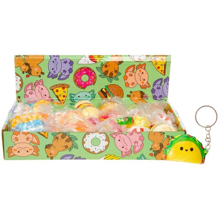 Snack Ruptors Porte-clé Squishy 5 cm Snack - Succès assuré pour professionnels