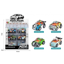 COFFRET VOITURE 7 CM METAL...