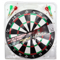 CIBLE EN BOIS 41 CM AVEC 4...