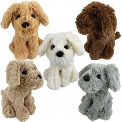 PELUCHE CHIEN ASSIS 20 CM