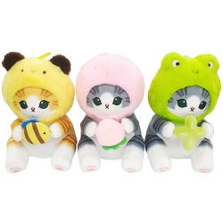 PELUCHE CHAT AVEC CAPUCHE...