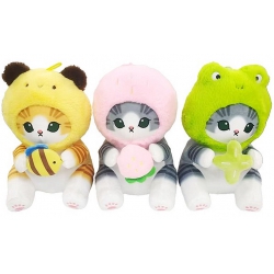 PELUCHE CHAT AVEC CAPUCHE...