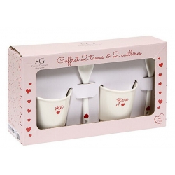 COFFRET 2 TASSES VALENTINE...