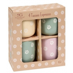 COFFRET 4 TASSES MARGOT 10 CL
