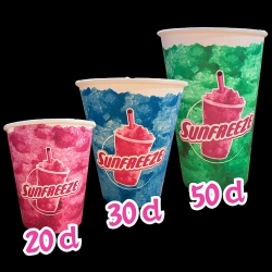 GOBELET CARTON 30 CL BLEU...