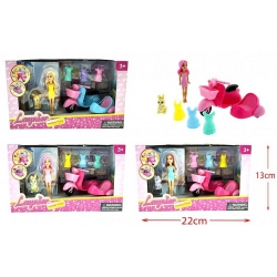 COFFRET POUPEE 9 CM AVEC VESPA