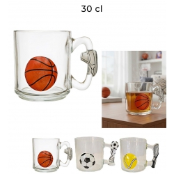 MUG EN VERRE SPORT 30 CL