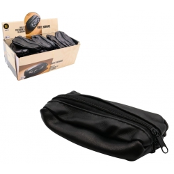 BOURSE CUIR DOUBLE ZIP 11 CM