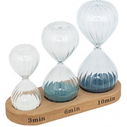 COFFRET 3 SABLIERS HAUT 15 CM