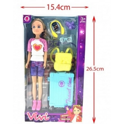 COFFRET POUPEE VOYAGE ET...