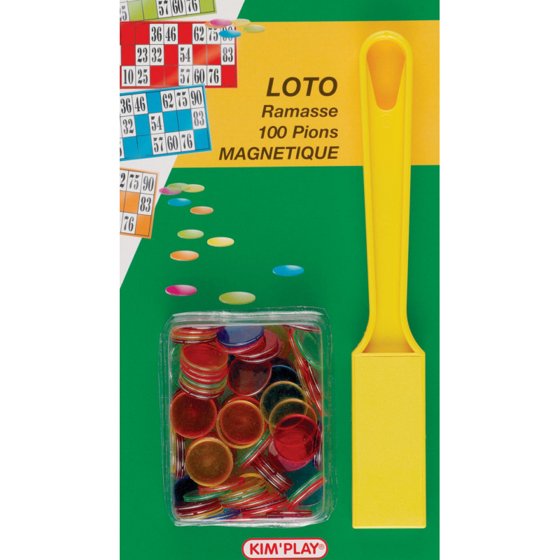 RAMASSE PIONS DE LOTO MAGNETIQUE