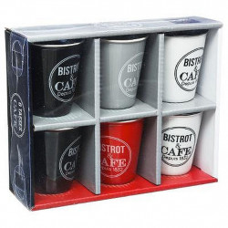 COFFRET 6 TASSES BISTROT