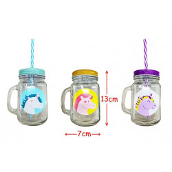 MASON JAR LICORNE