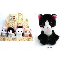 Peluche Chat 16 Cm Gros Yeux Paillettes Peluche Chat 16 Cm Gros Yeux Paillettes