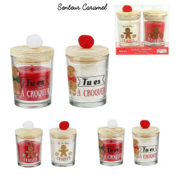 COFFRET DE 2 BOUGIES DE NOEL