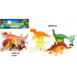 SACHET DE 4 DINOSAURES 14 A...