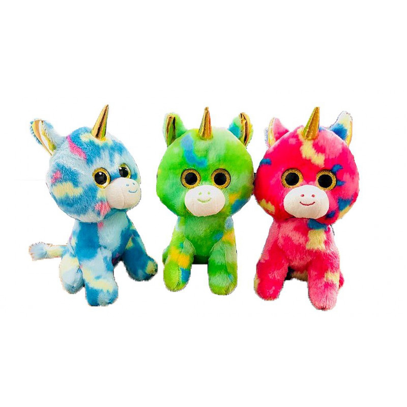 peluche aux yeux brillants
