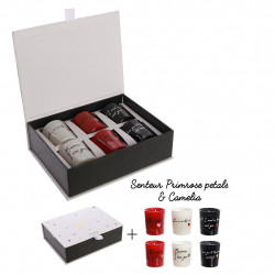 COFFRET DE 6 BOUGIES MOTS...