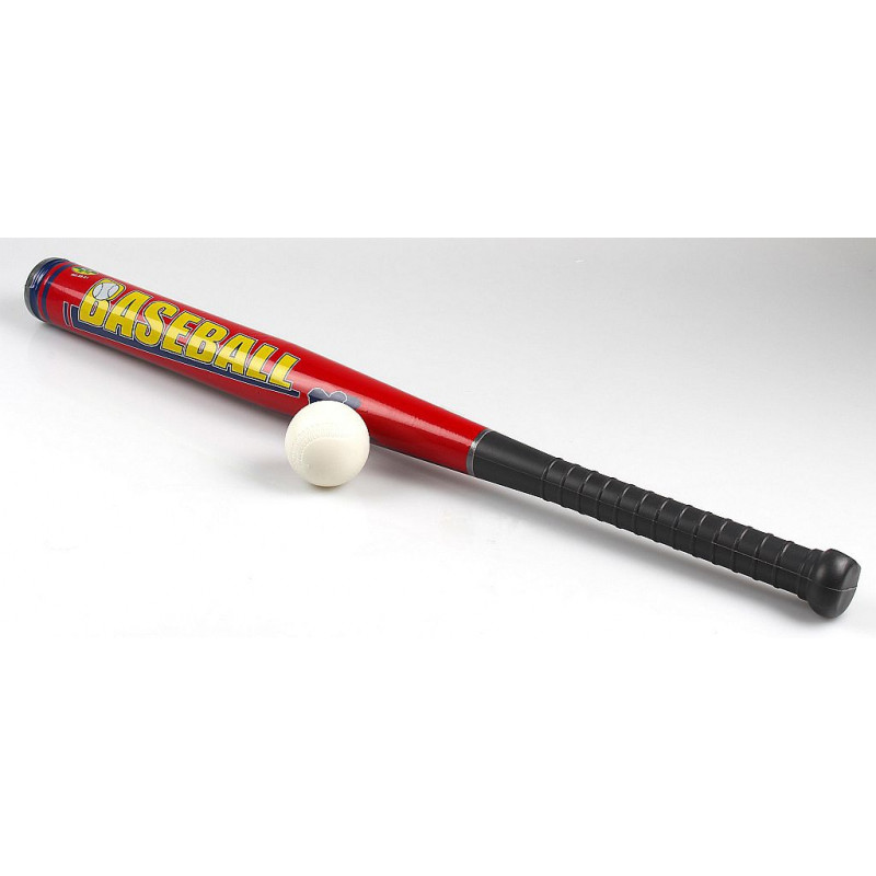 Une Batte Et Une Balle Coute 1.10 BATTE BASE-BALL 71 CM AVEC BALLE 6 CM