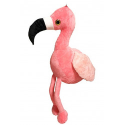 PELUCHE FLAMANT ROSE 60 CM