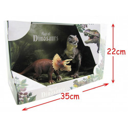 COFFRET DE 2 DINOSAURES LUXE