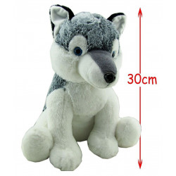 PELUCHE HUSKY ASSIS 30 CM