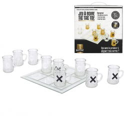 JEU A BOIRE TIC TAC TOE VERRE