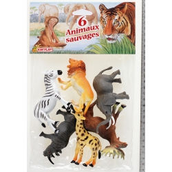 SACHET DE 6 ANIMAUX DU ZOO