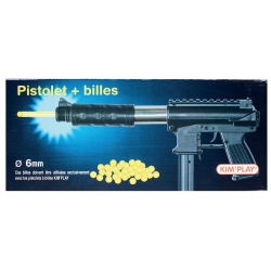 Pistolet à bille Élite Plastique + 100 billes Airsoft Jouet de