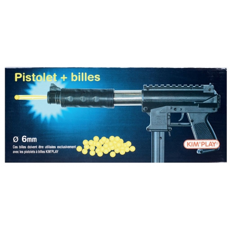 ARME JEU PISTOLET À BILLES 18CM