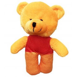 PELUCHE OURS JAUNE 20 CM