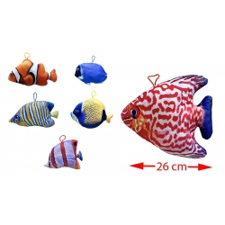 PELUCHE POISSON TROPICAL 26 CM