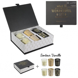 BOUGIE PARFUMEE COFFRET...